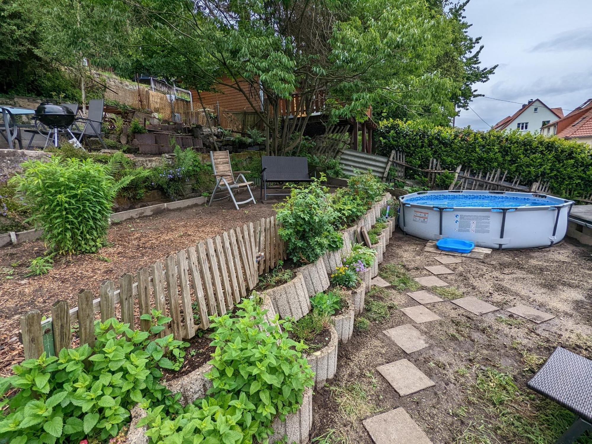 R3 - Urlaubsmagie - Helle Wohnung Mit Garten & Pool Rathmannsdorf Ngoại thất bức ảnh