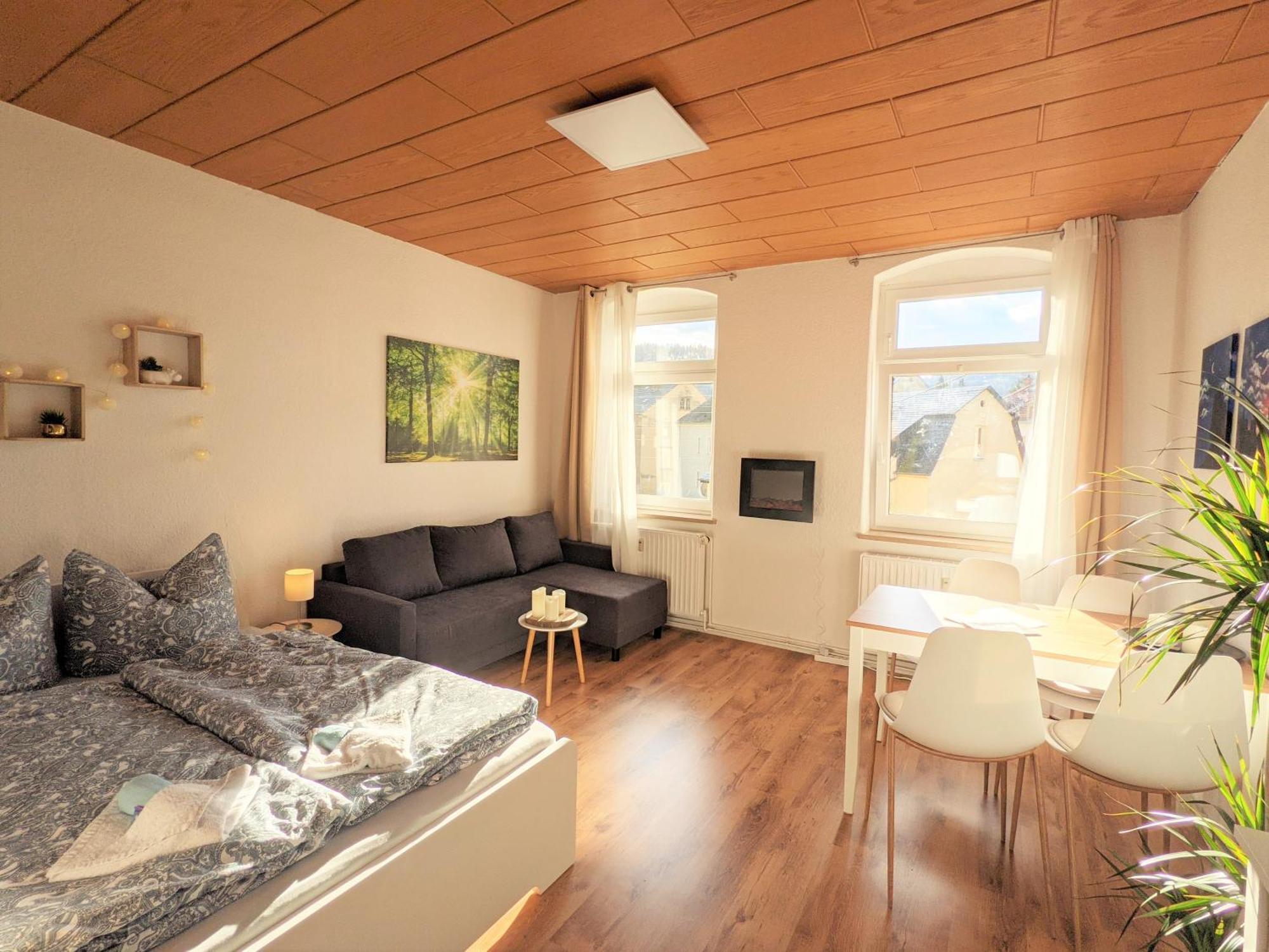 R3 - Urlaubsmagie - Helle Wohnung Mit Garten & Pool Rathmannsdorf Ngoại thất bức ảnh